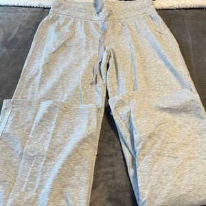 Flared sweat pants